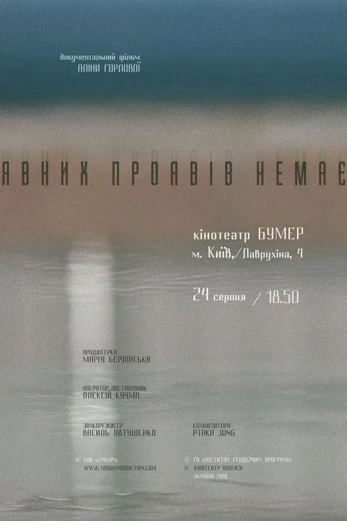 Постер фільму Явних проявiв немає