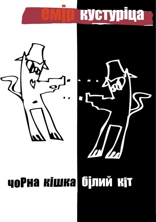 Постер фільму Чорна кішка, білий кіт
