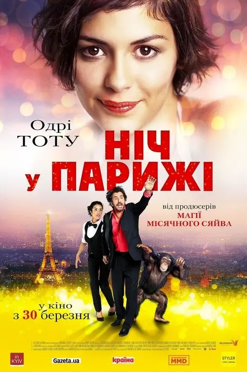 Постер фільму Ніч у Парижі